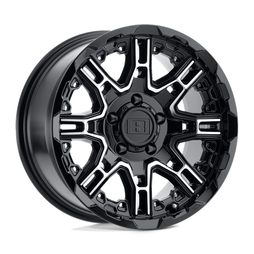 LELST 17X8.5 5X5.0 G-BK MCH-FC -10MM