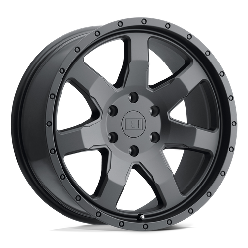 LESLM 17X8.5 6X4.5 M-BLK 12MM