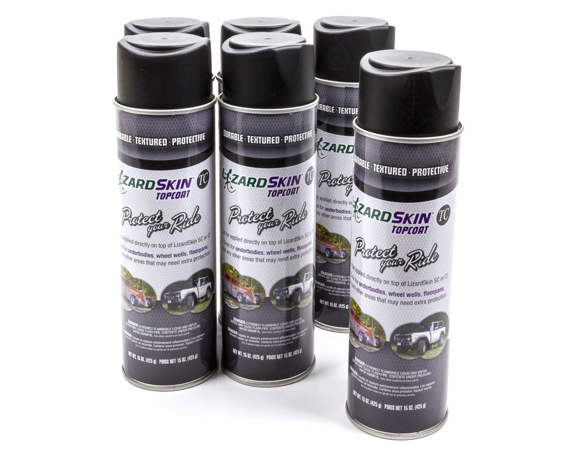 Lizard Skin Top Coat Coating Case 6 x 15oz Aerosol Cans