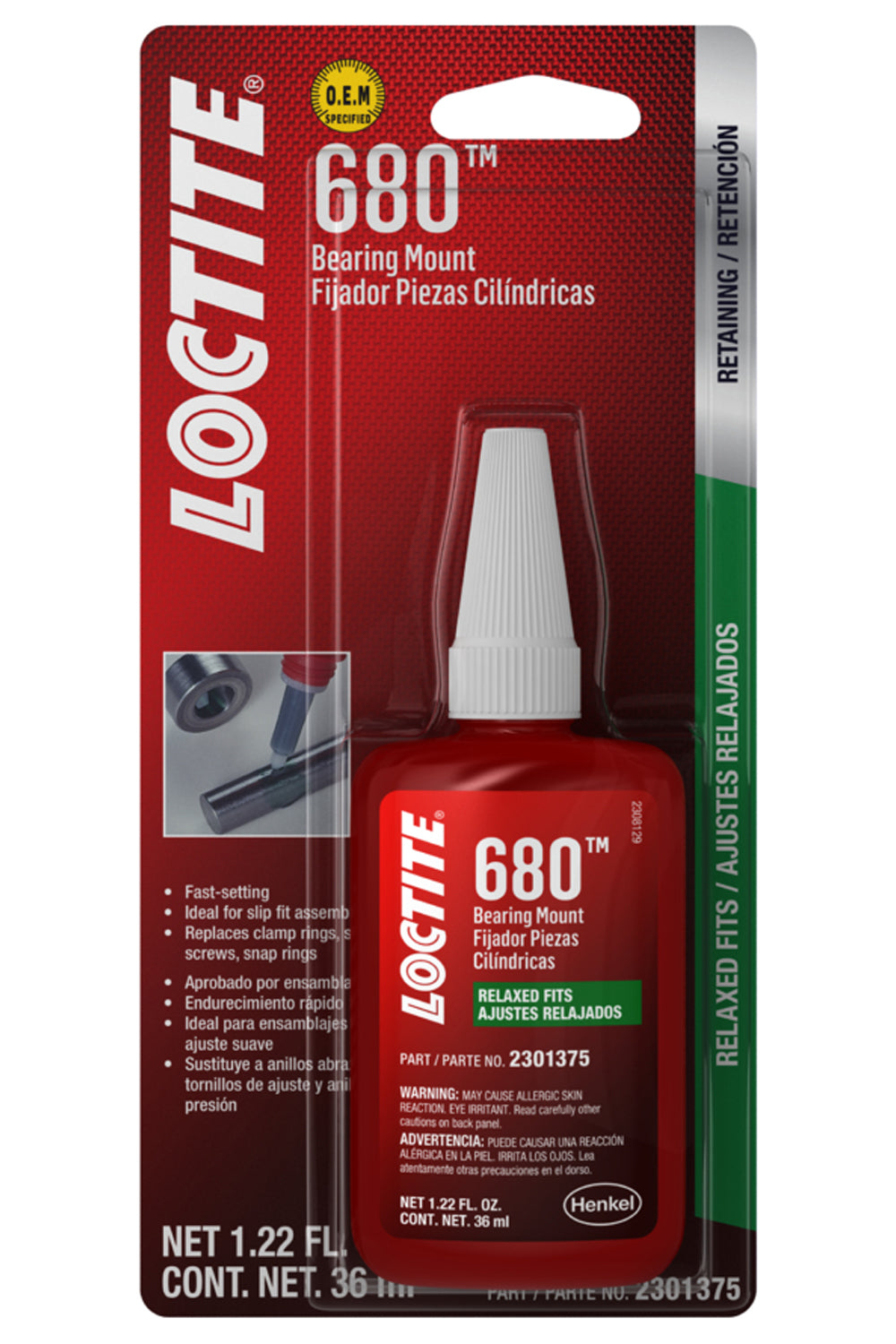 Loctite 680 Bearing Mount Retaining Compound