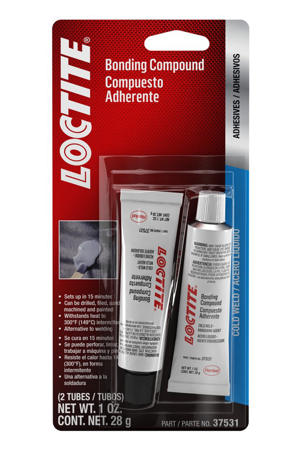 Loctite Locweld Bonding Compound 2pk 1oz Tube