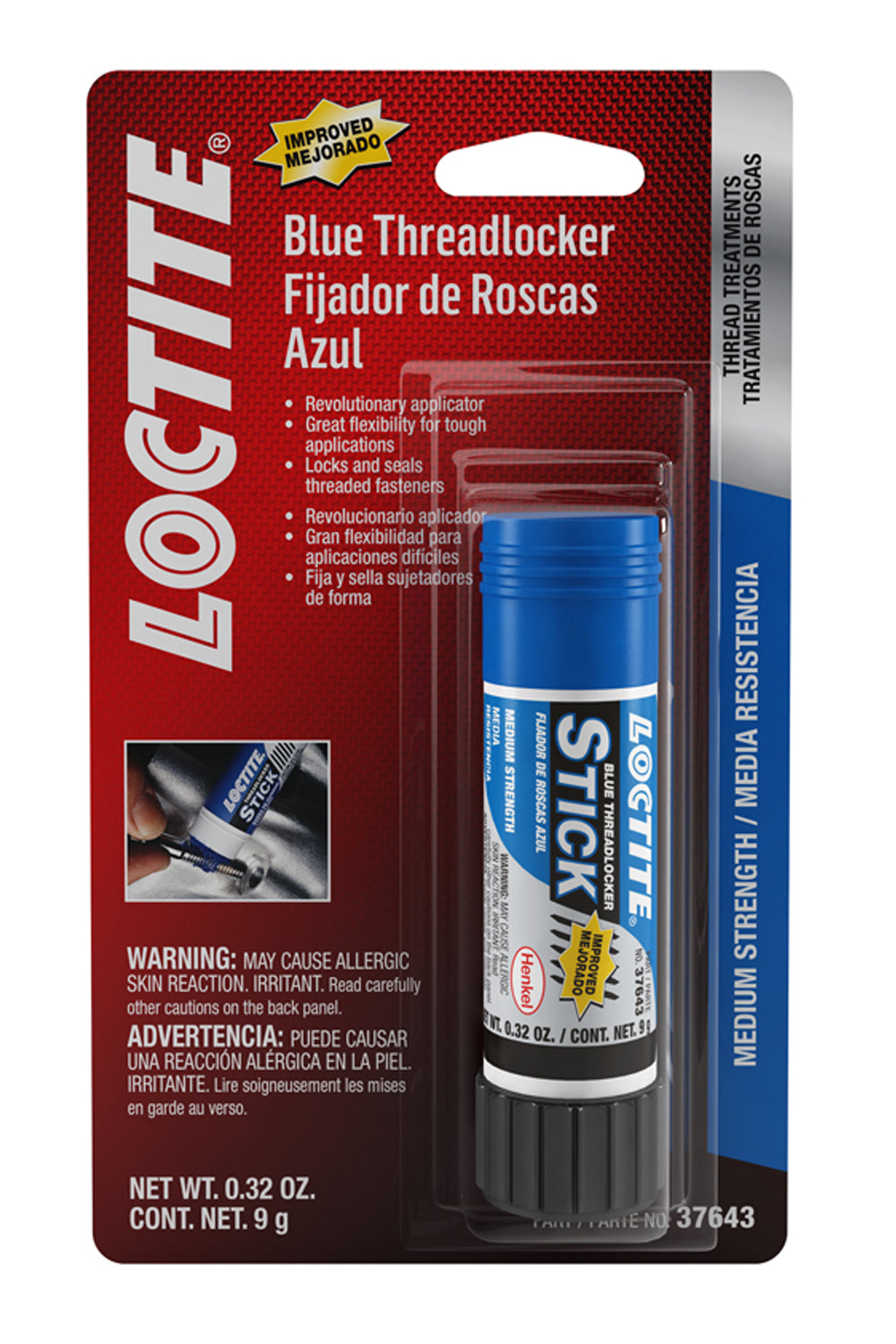 Loctite Threadlocker Blue Stick 9g/.30oz