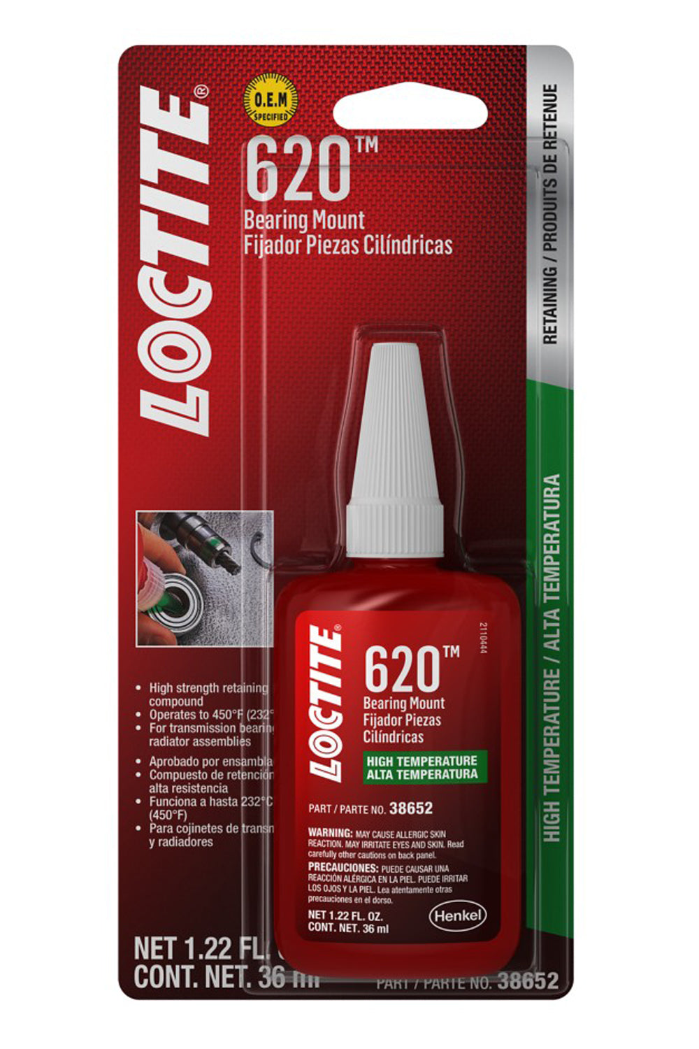 Loctite Bearing Mount 620 - High Temperature