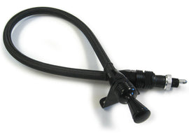 Lokar Black Locking Dipstick GM P/G Firewall Mount