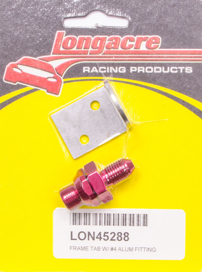 Longacre Brake Fitting w/Tab #4-3/16in Bulkhead