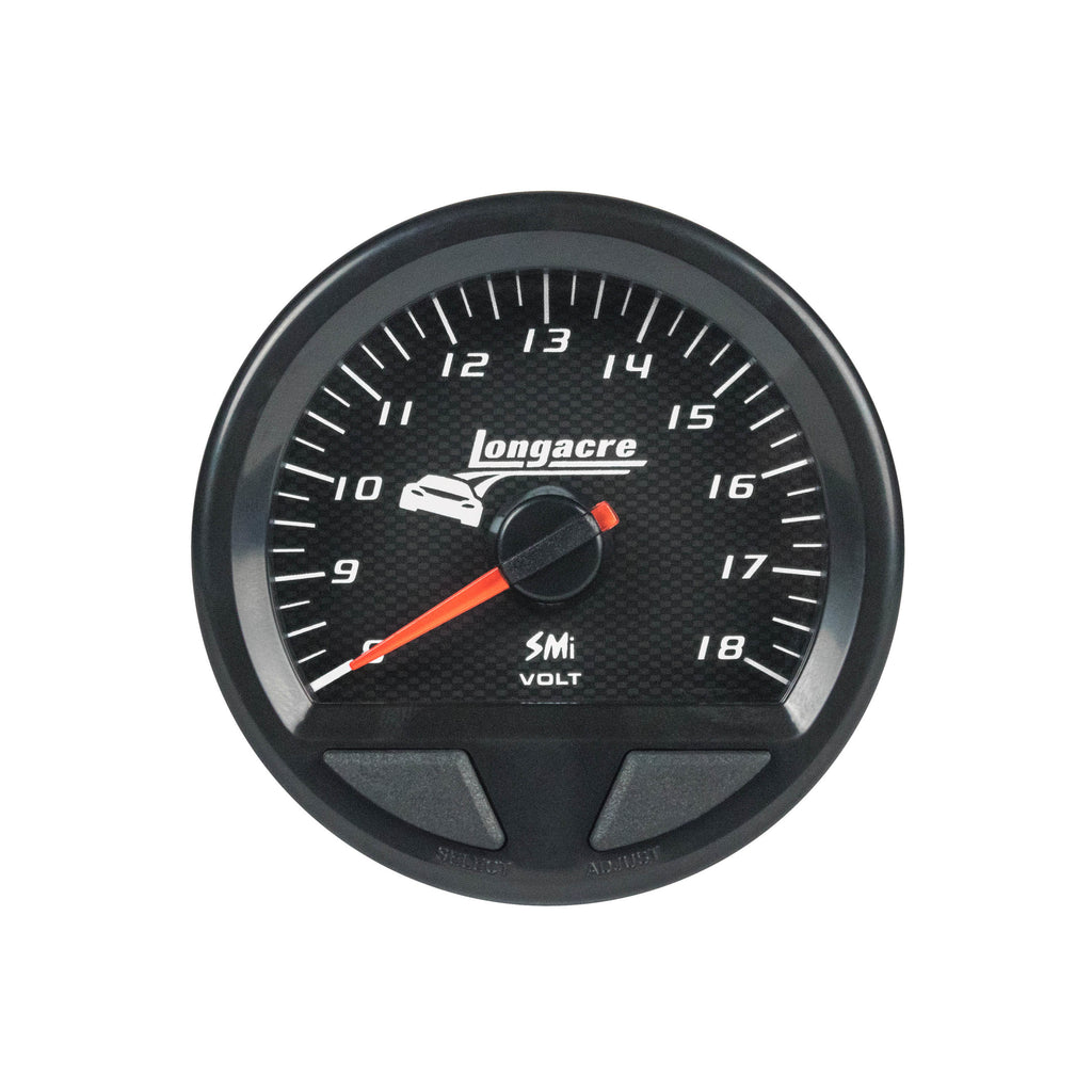 Longacre Waterproof SMI Volt Gauge 8-18v