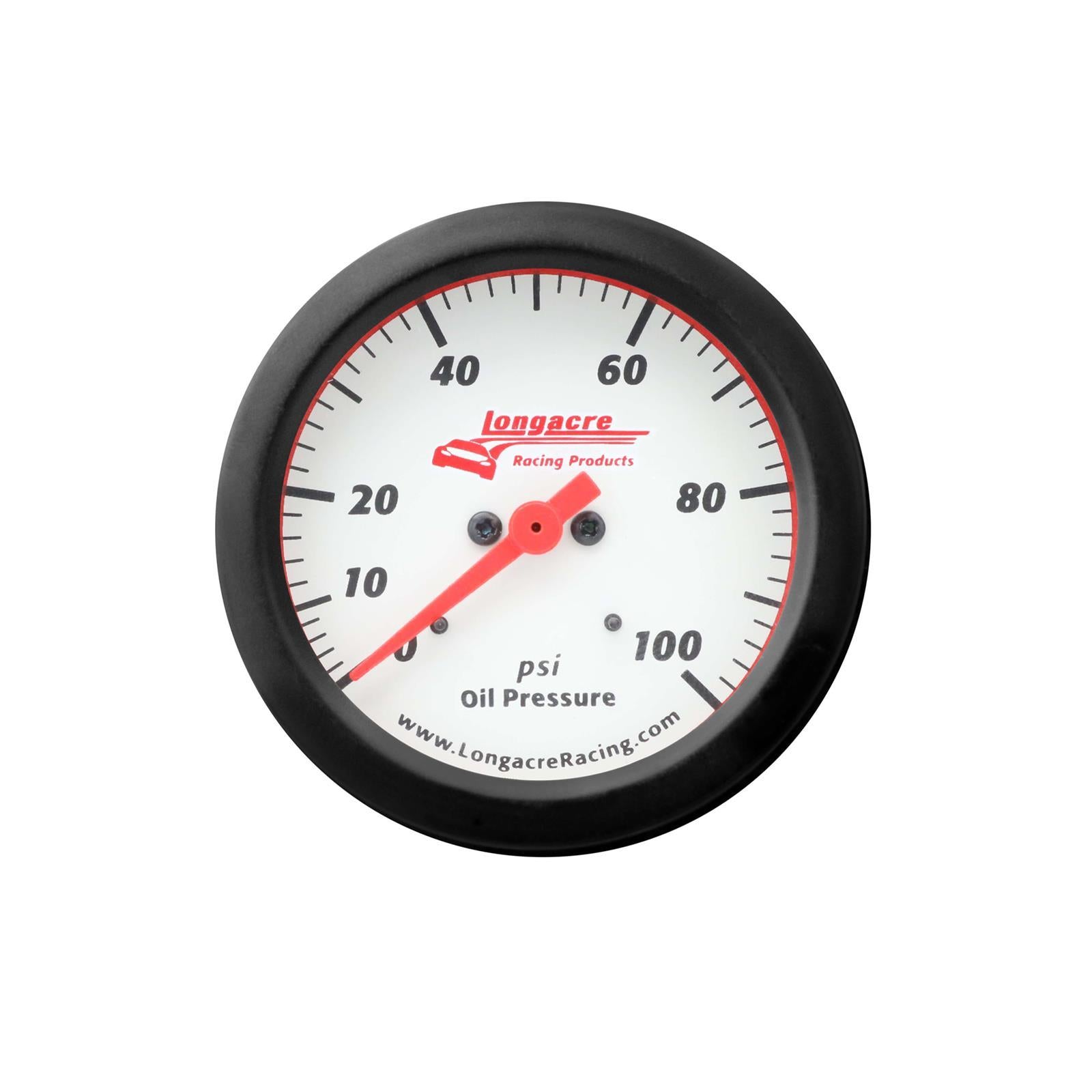 Longacre Gauge Sportsman Oil Pressure 0-100psi
