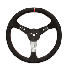 Load image into Gallery viewer, Steering Wheel 15in Dished Suede Blk Spokes