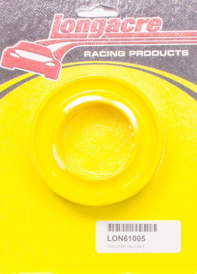 Longacre Coil Over Spring Rubber Soft Yellow 2.5in-2.625in — Racing Suspension Tuning