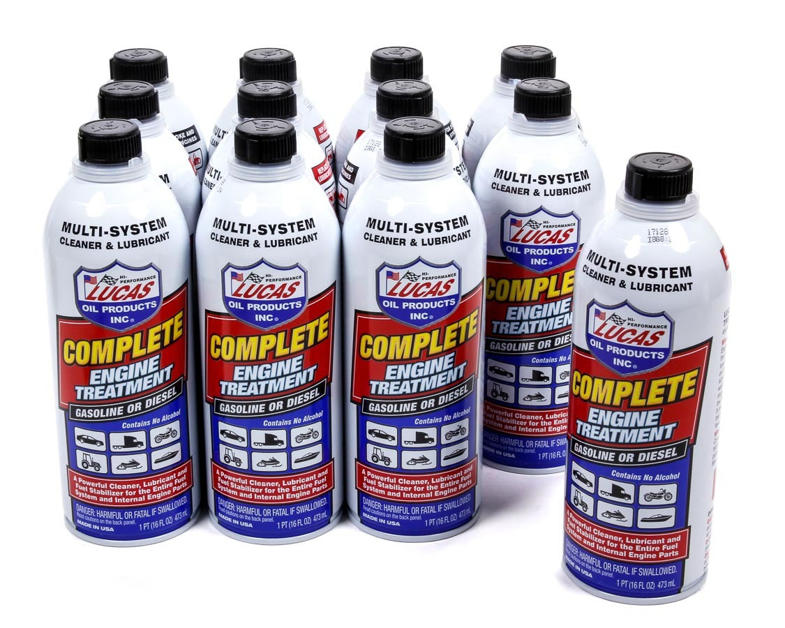 Lucas Oil Products Complete Engine Treat Ment Case 12 x 16 Oz
