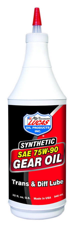 Lucas Oil Products 75w90 Synthetic Gear Oil 1 Qt