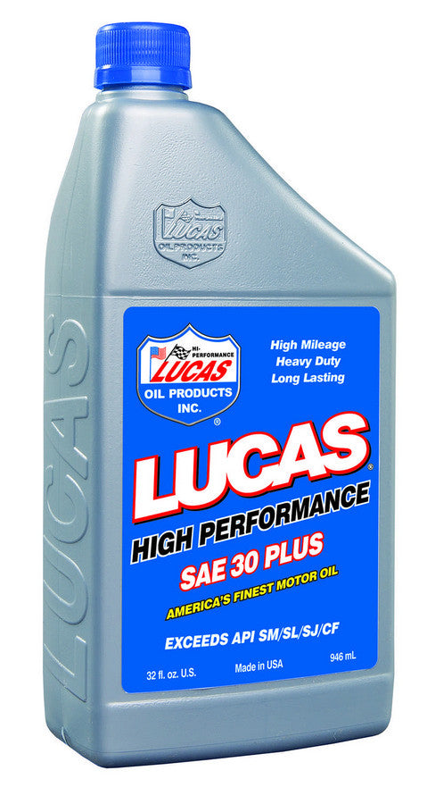 Lucas Oil Products SAE 30w Motor Oil 1 Qt Petroleum