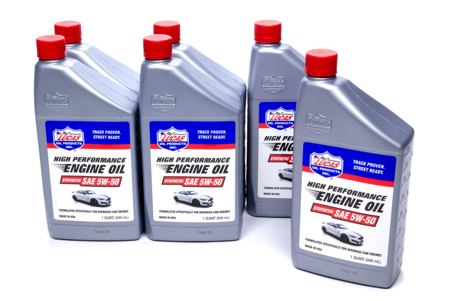 Lucas Oil Products Synthetic SAE 5w50 Oil Case 6 x 1 Quart