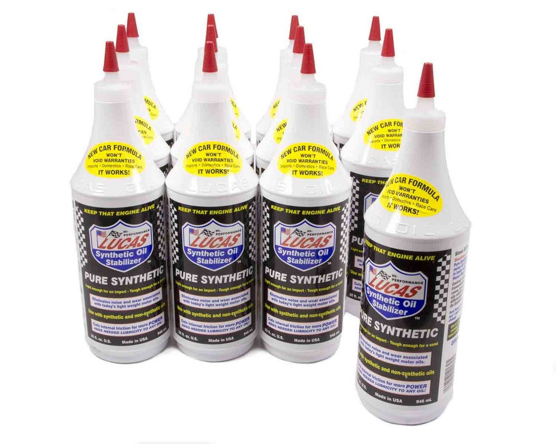 Lucas Oil Products Synthetic H/D Oil Stabi- lizer 12x1 Qt