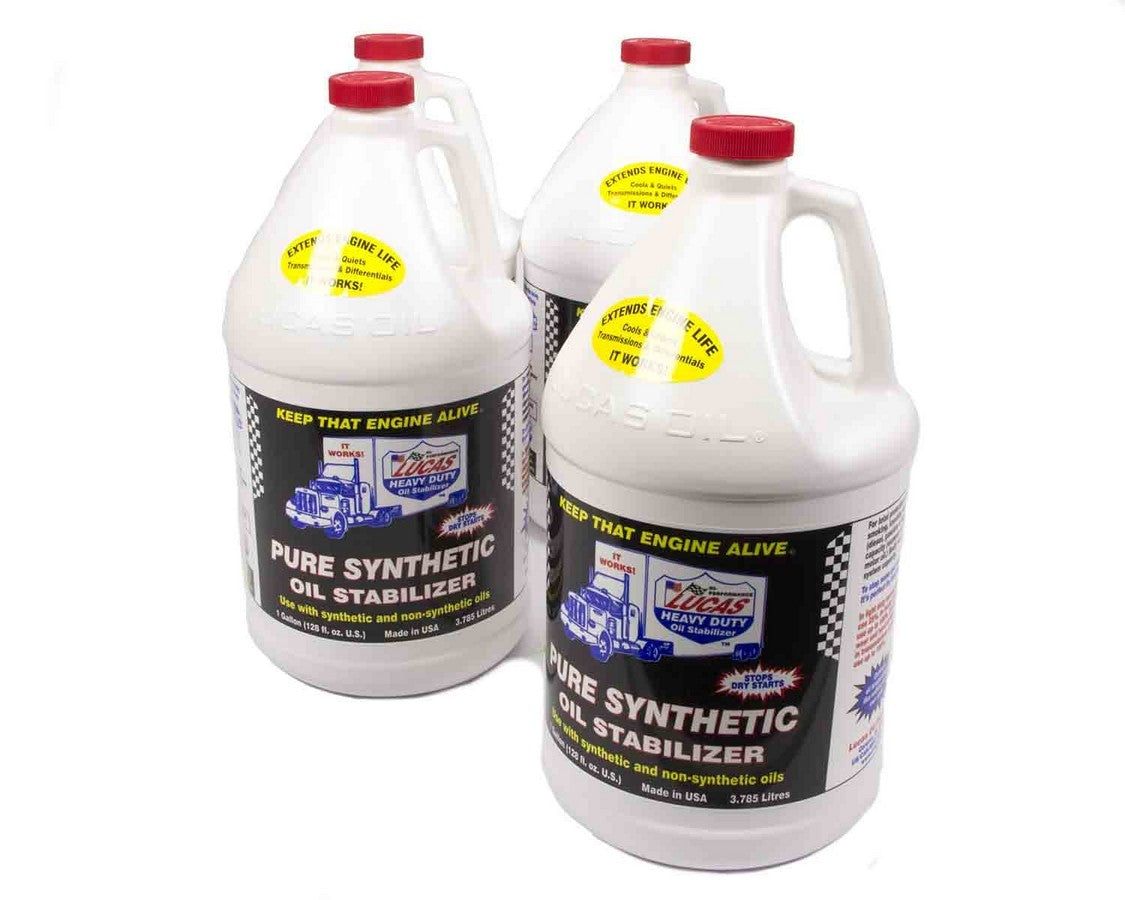 Lucas Oil Products Synthetic H/D Oil Stabi- lizer 4x1 Gal