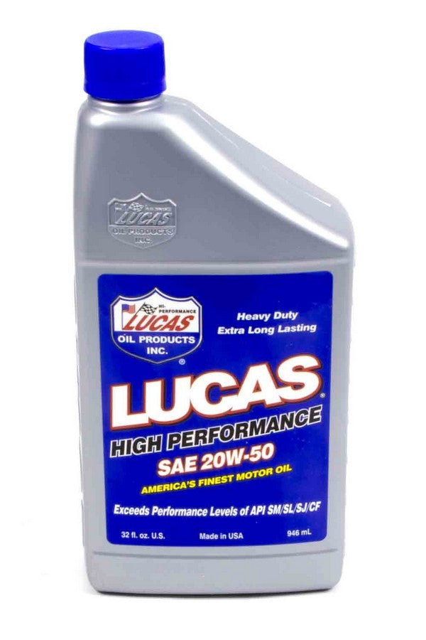 Lucas Oil Products 20w50 Plus Motor Oil 1 Qt Petroleum