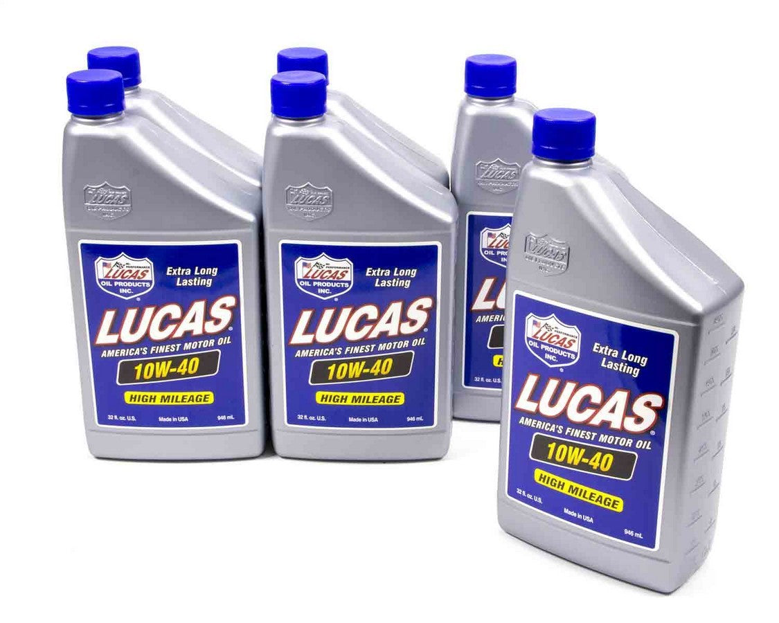 Lucas Oil Products SAE 10W40 Motor Oil 6x1 Quart