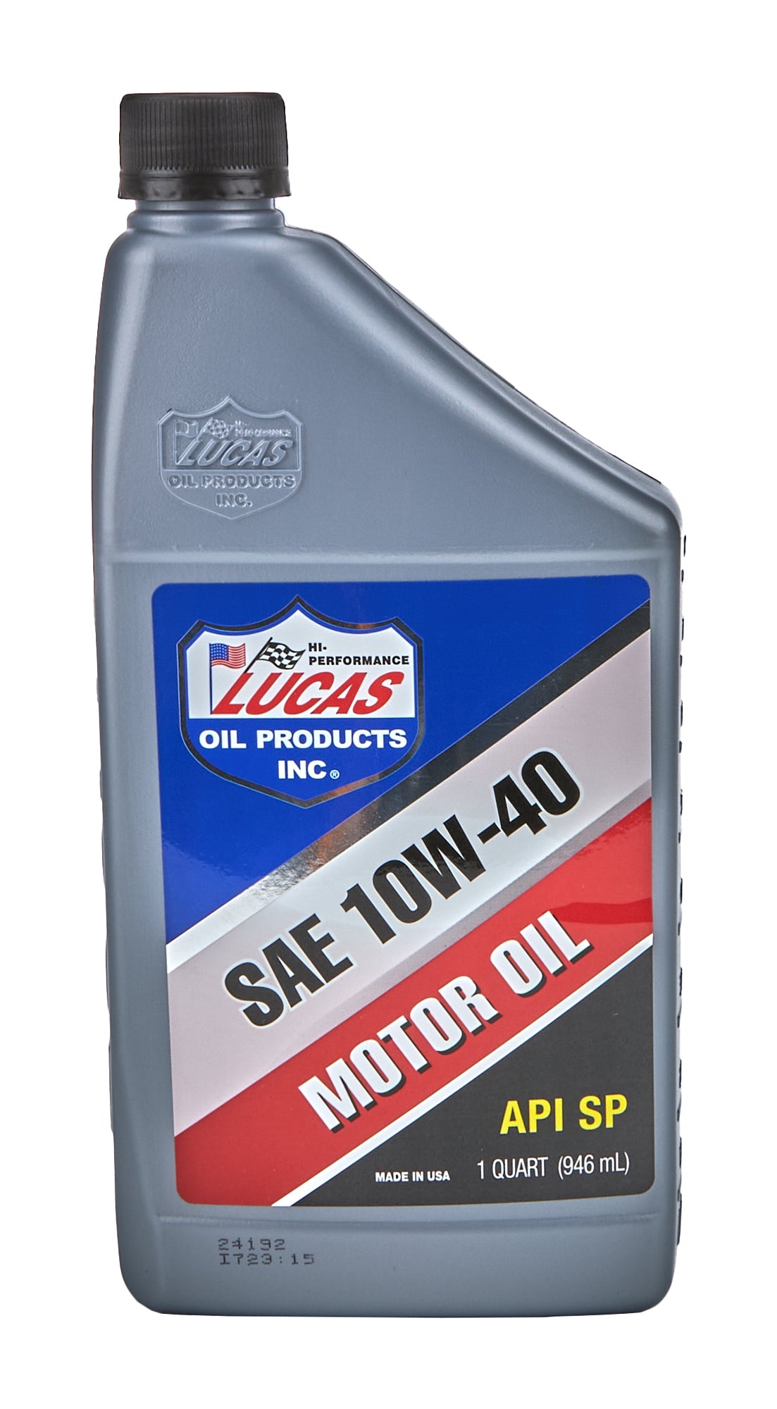 Lucas Oil Products SAE 10W40 Motor Oil 1 Quart