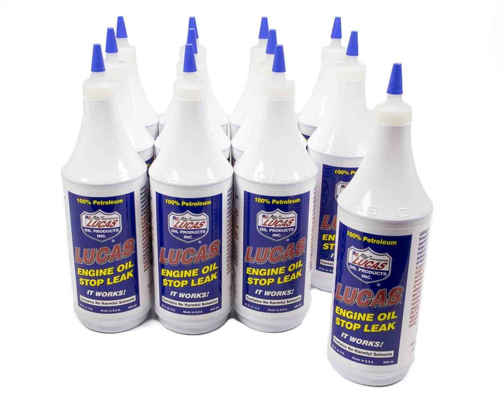 Lucas Oil Products Engine Oil Stop Leak 12x1 Quart