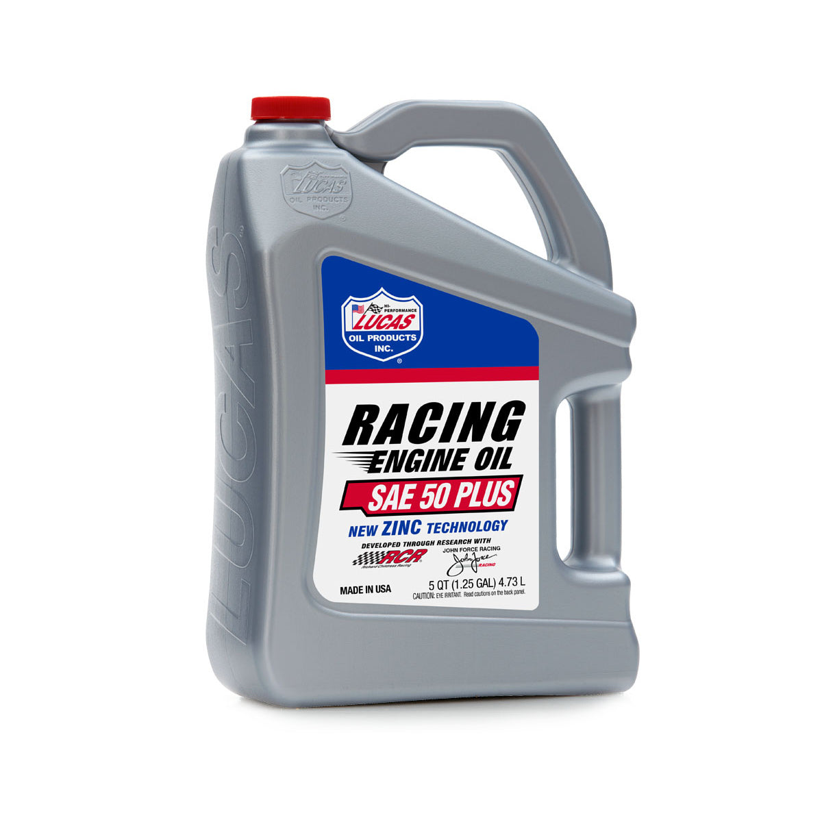 Lucas Oil Products 50 Plus Racing Motor Oil 5 Quart Bottle