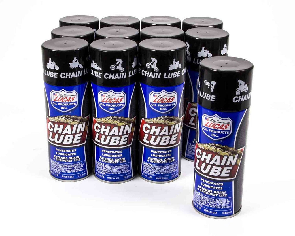 Lucas Oil Products Chain Lube Aerosol 12x11 Ounce