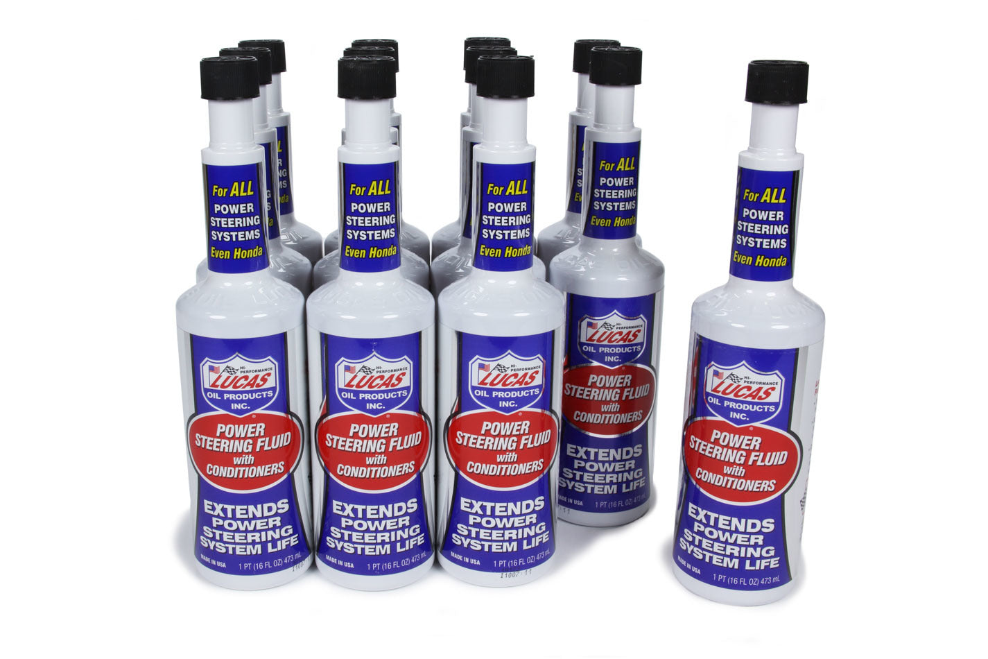 Lucas Oil Products Power Steering Fluid Case 12 x 16 Oz.