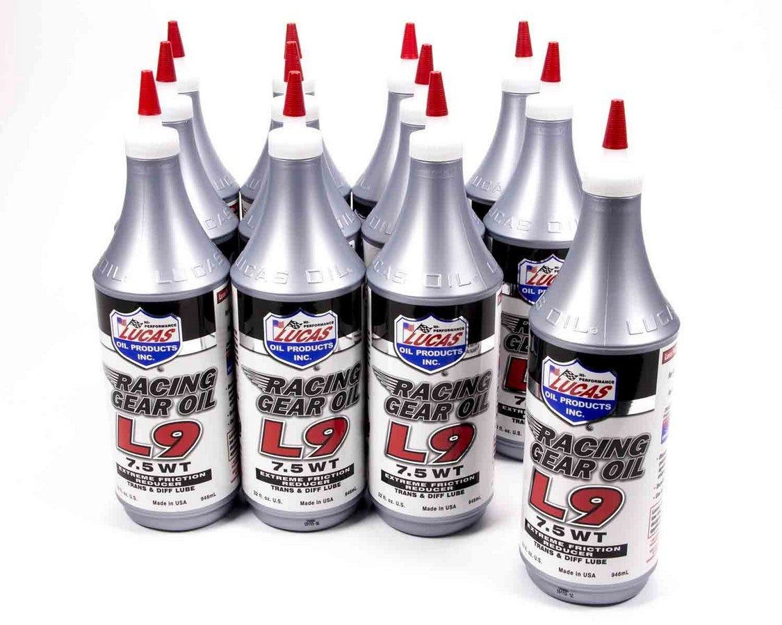 Lucas Oil Products Synthetic L9 Racing Gear Oil 12x1 Qt