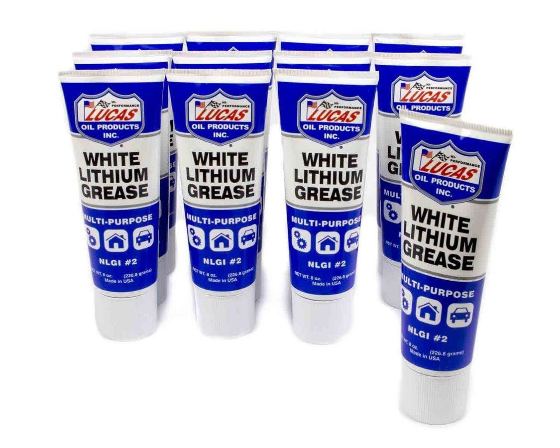 Lucas Oil Products White Lithium Grease 12x8 Ounce