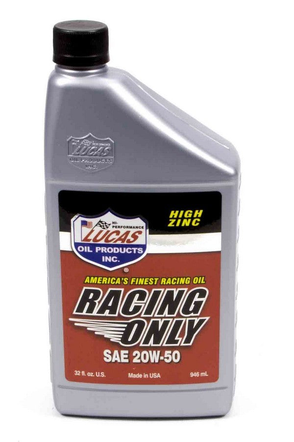 Lucas Oil Products 20w50 Racing Oil 1 Quart Semi-Synthetic