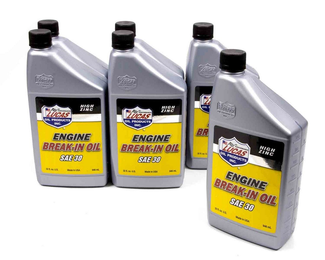 Lucas Oil Products 30w Break-In Oil 6x1 Qt