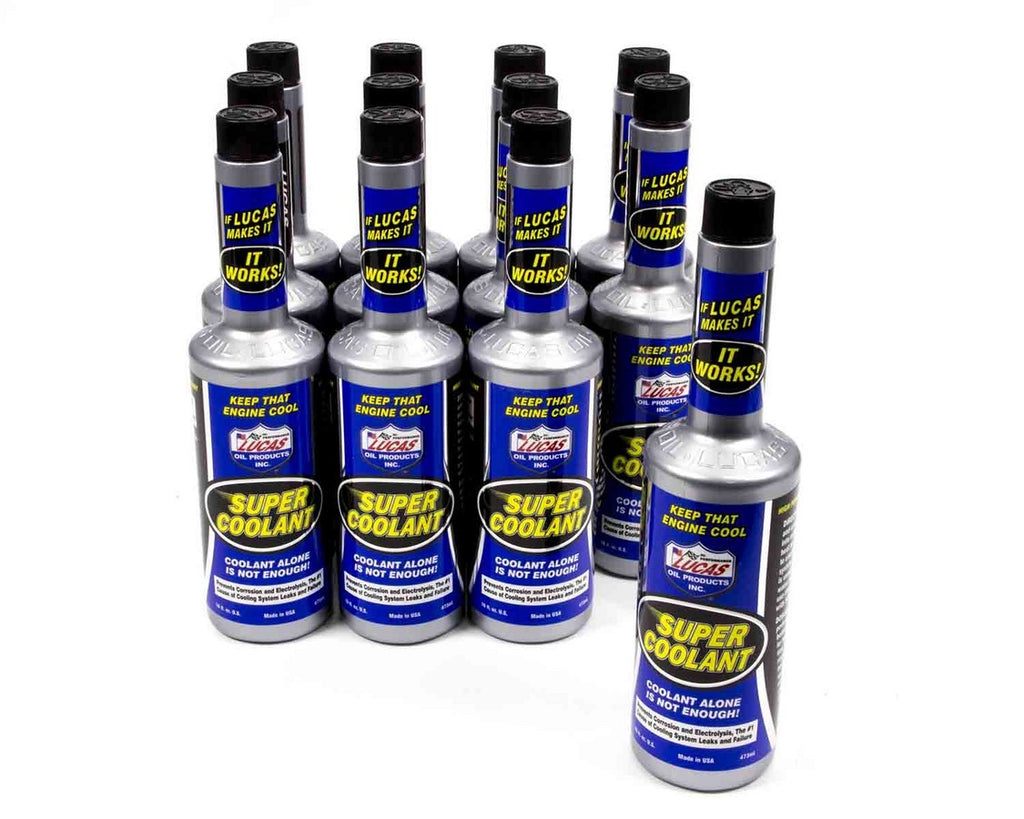 Lucas Oil Products Super Coolant Radiator Additive 12x16oz