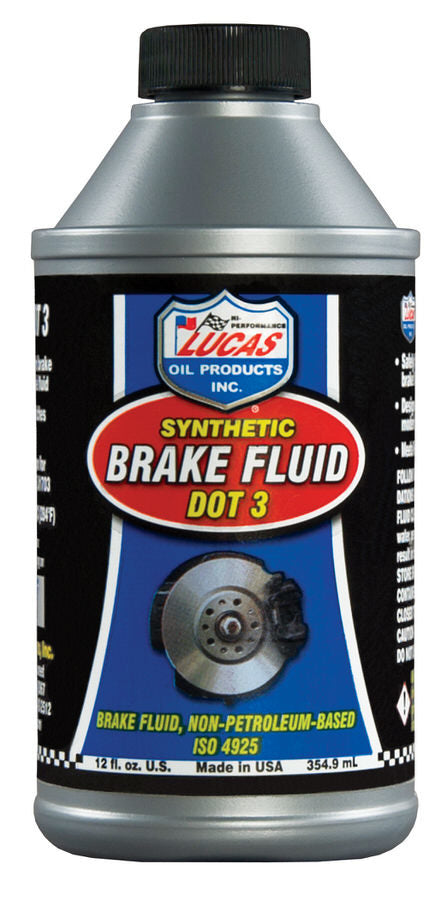 Lucas Oil Products Brake Fluid Dot 3 12oz