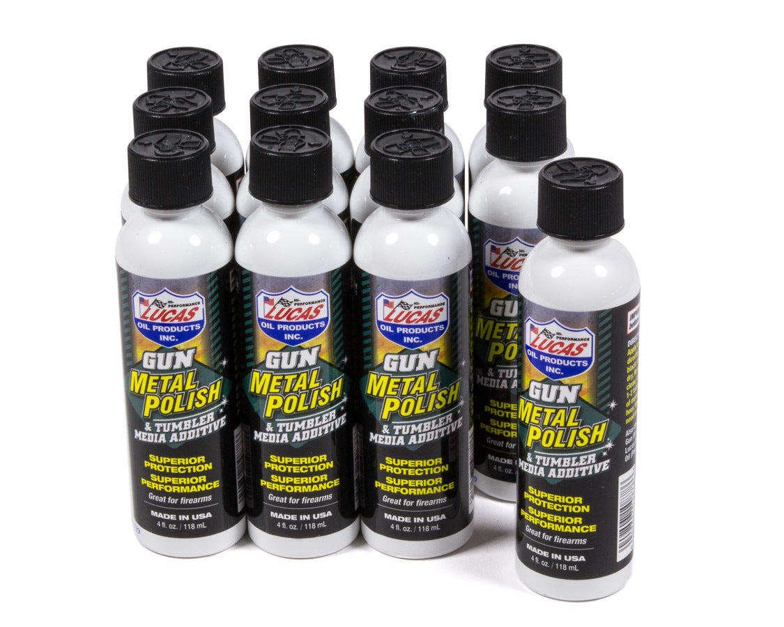 Lucas Oil Products Gun Metal Polish Case 12 x 4 Ounce