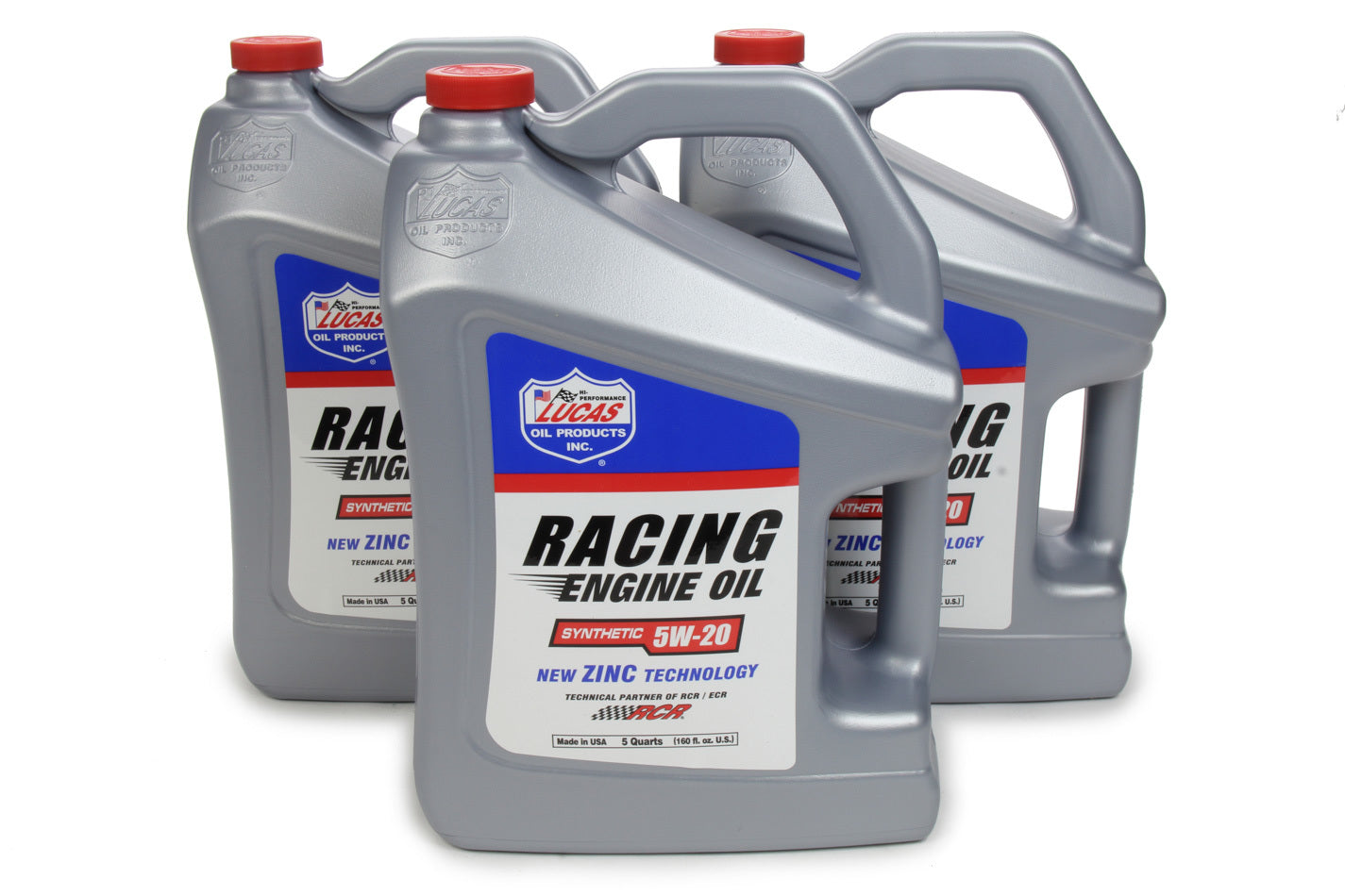 Lucas Oil Products 5w20 Synthetic Racing Oil Case 3 x 5 Quart