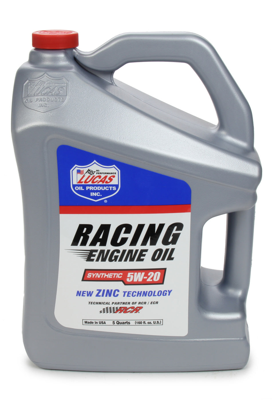 Lucas Oil Products 5w20 Synthetic Racing Oil 5 Quart Bottle