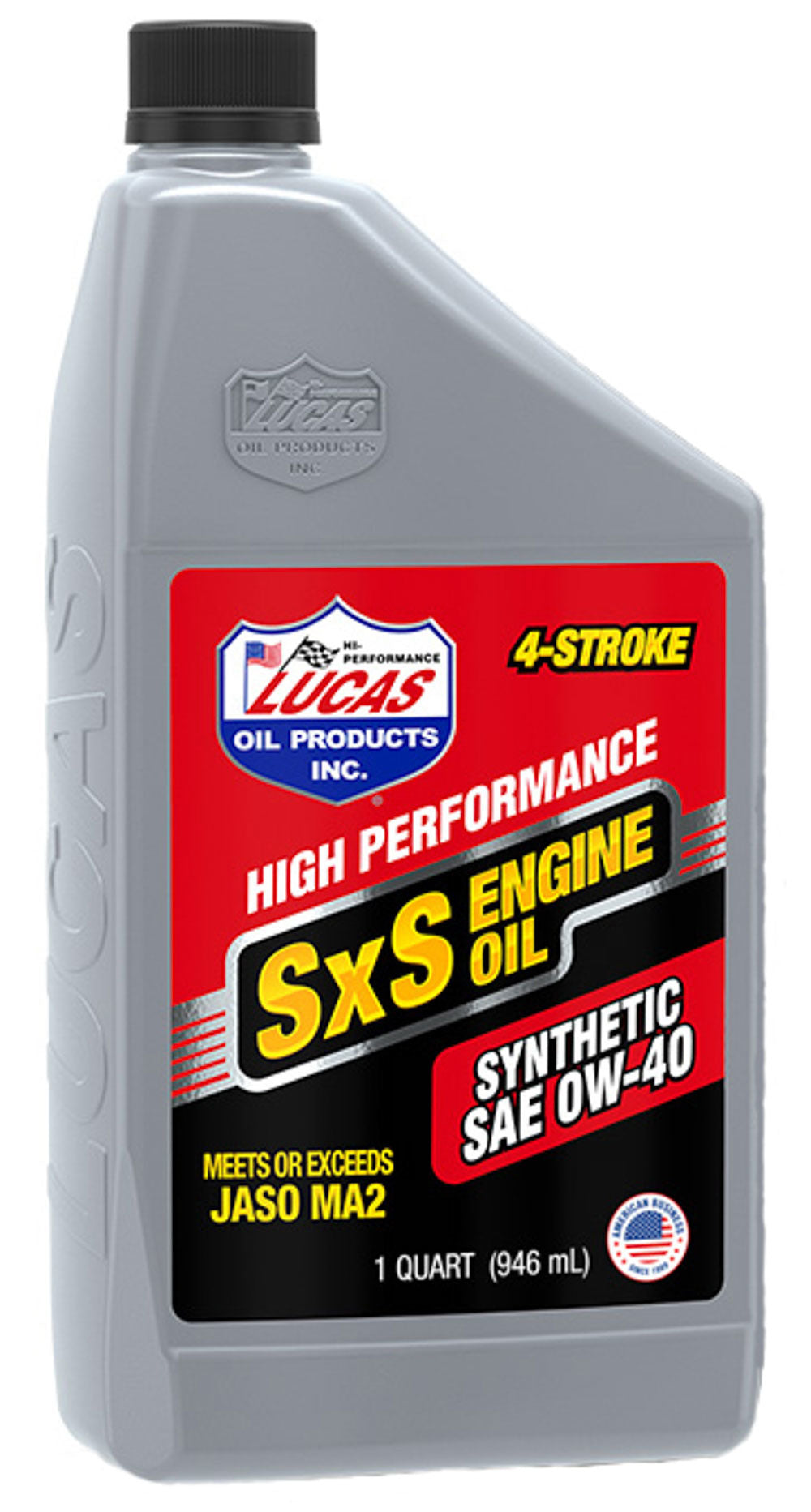 Lucas Oil Products Synthetic 0w40 SXS Oil 1 Quart