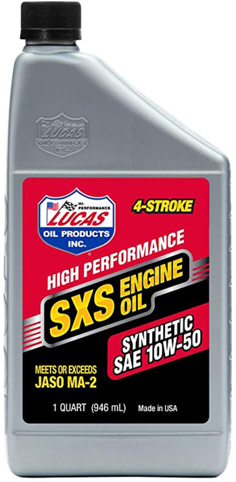 Lucas Oil Products Synthetic 10w50 SXS Oil 1 Quart
