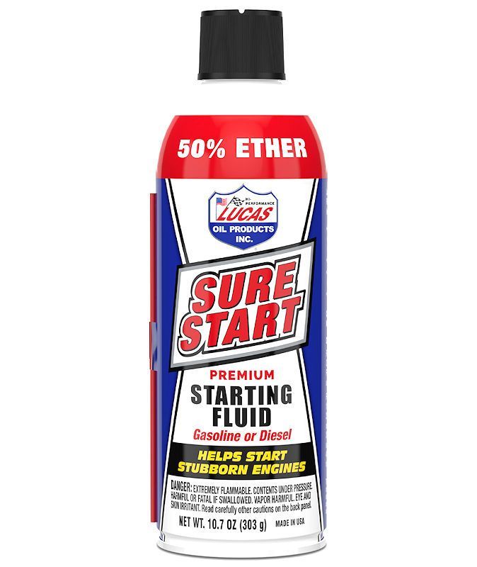 Lucas Oil Products Sure Start Starting Flui d 10.7 Ounce Can