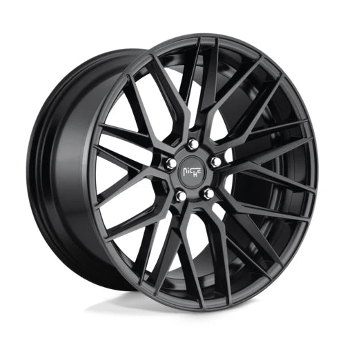 Niche Gamma M190 19x9.5 Matte Black Wheel — 5x120 Bolt Pattern