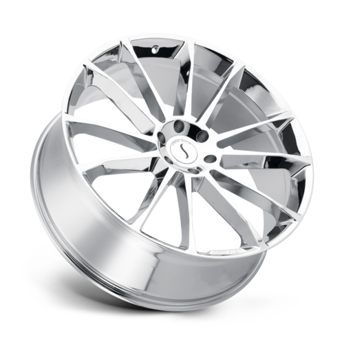 Status Wheels GOLIATH 24x9.5 Chrome Wheel 5x139.7 15mm Offset — Fits Dodge Ram, Jeep Grand Cherokee