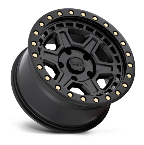 Llantas Black Rhino BRREN 18X9.5 5X5.0 M-BLK-BLTS -18MM