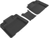 3D MAXpider Ford Edge 15-   Kagu Floor Liner 2nd Row Blk