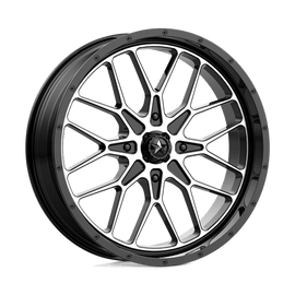 MA45 22X7 4X137 G-BLK MACH 00MM