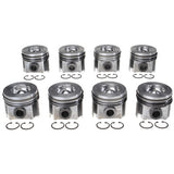 Juego de pistones Clevite77 con anillos para Ford 6.0L Diesel, paquete de 8