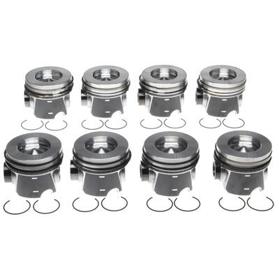 Clevite77 Piston Set w/Rings Ford 6.4L Diesel 8pk