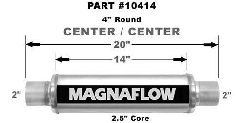 MagnaFlow Exhaust Products Stainless Steel Muffler