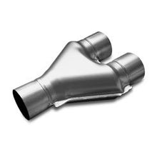 Load image into Gallery viewer, MagnaFlow Exhaust Products Stainless Y-Pipe Dual 2.5in Inlet/2.5in Outlet