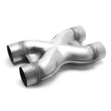 Load image into Gallery viewer, Stainless X-Pipe 2.25in In/Out Universal