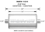 Stainless Muffler 2.25in. Center In/Out