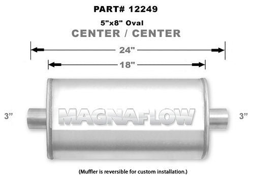 MagnaFlow Exhaust Products Stainless Steel Muffler